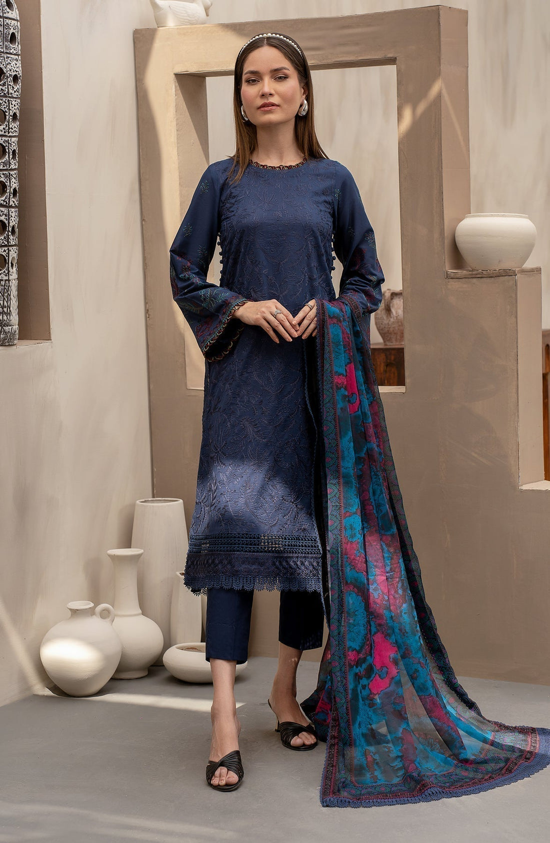 Zarif | Festive Lawn | ZFL 08 SEEMAL - House Of Anaya