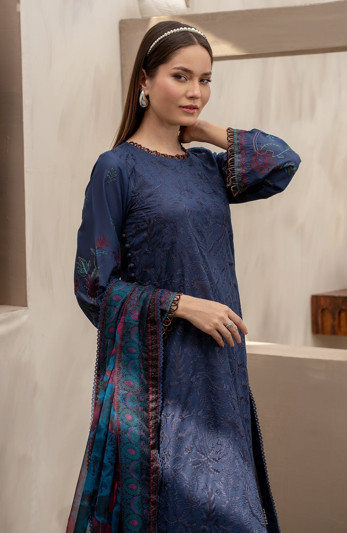 Zarif | Festive Lawn | ZFL 08 SEEMAL - House Of Anaya
