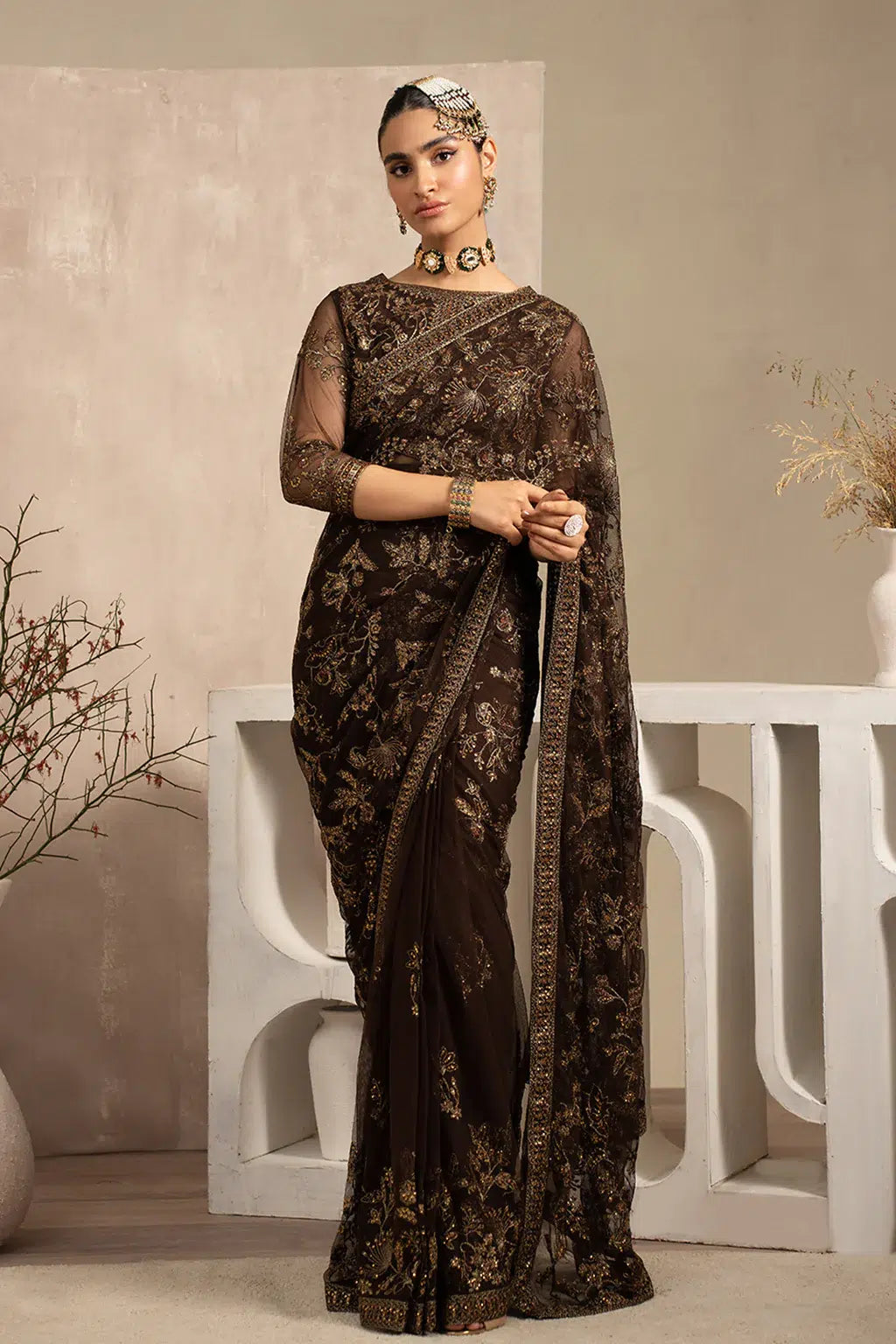 Zarif | Naqsh Festive Formals 23 | ZRN 01 SIYAH - House Of Anaya