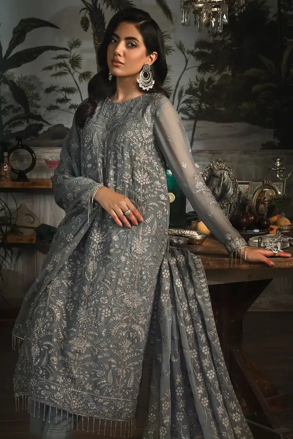 Zarif | LA ROSELLA Formals | ZLR 07 NOIR - House Of Anaya