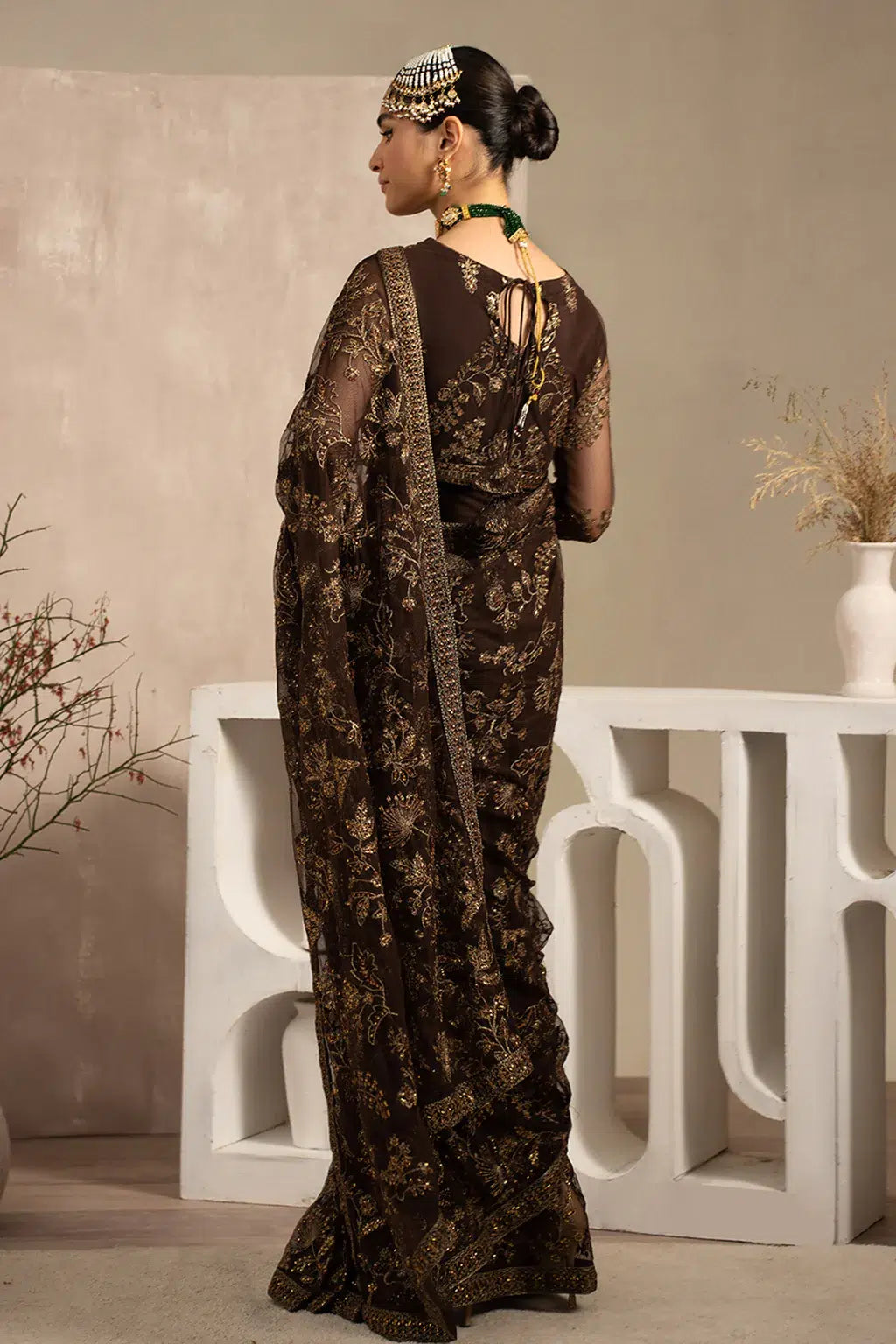 Zarif | Naqsh Festive Formals 23 | ZRN 01 SIYAH - House Of Anaya