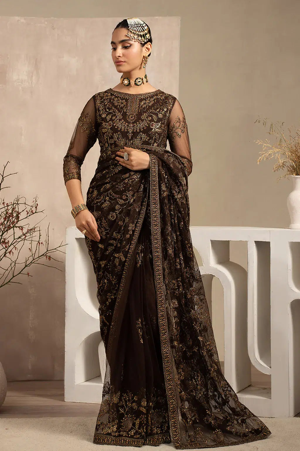 Zarif | Naqsh Festive Formals 23 | ZRN 01 SIYAH - House Of Anaya