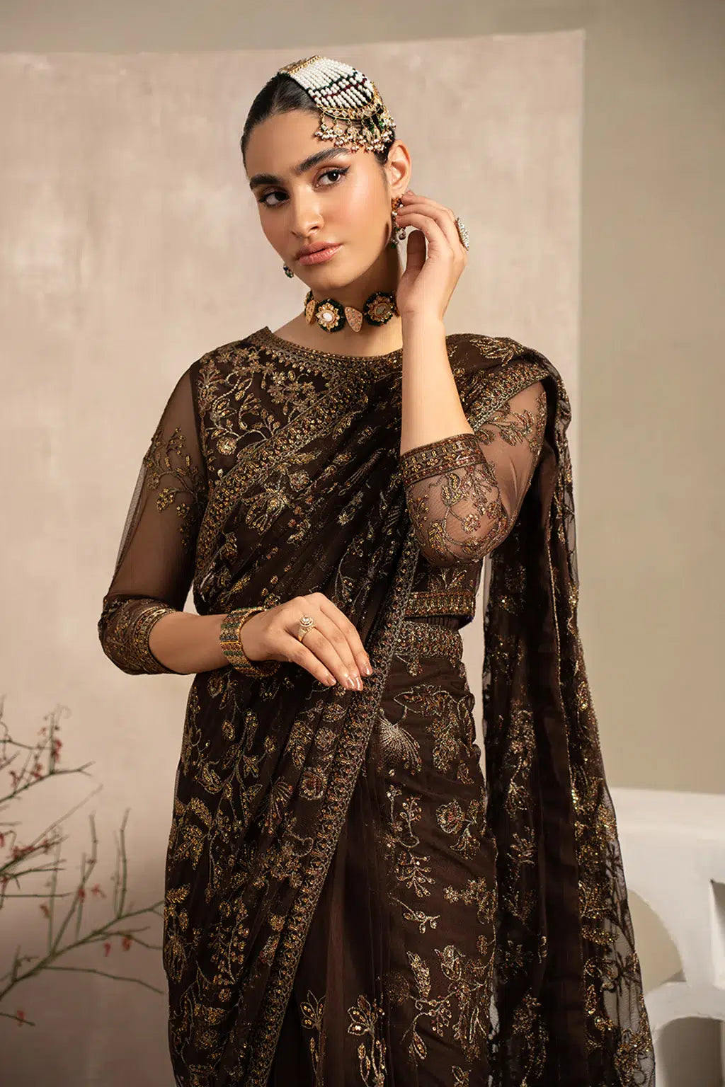 Zarif | Naqsh Festive Formals 23 | ZRN 01 SIYAH - House Of Anaya