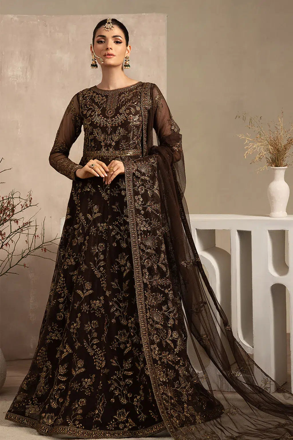 Zarif | Naqsh Festive Formals 23 | ZRN 01 SIYAH - House Of Anaya