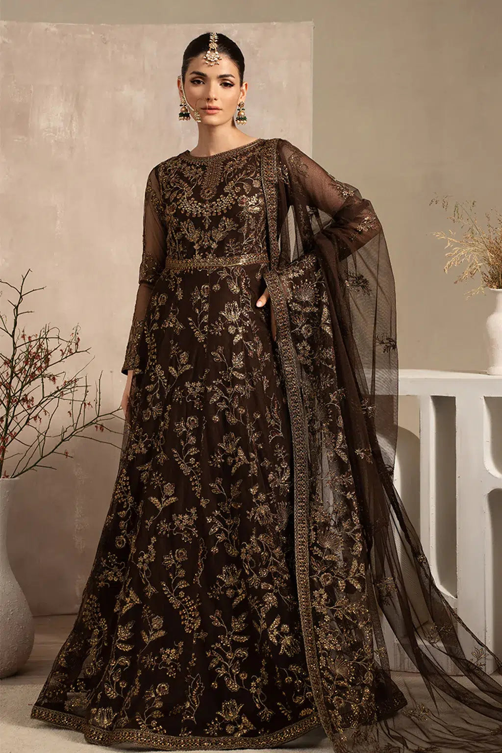 Zarif | Naqsh Festive Formals 23 | ZRN 01 SIYAH - House Of Anaya