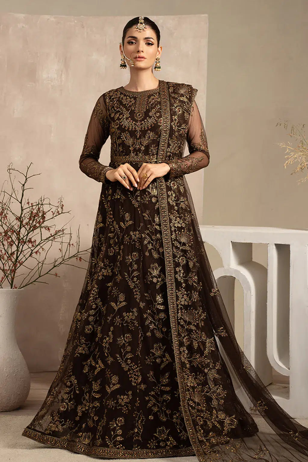 Zarif | Naqsh Festive Formals 23 | ZRN 01 SIYAH - House Of Anaya