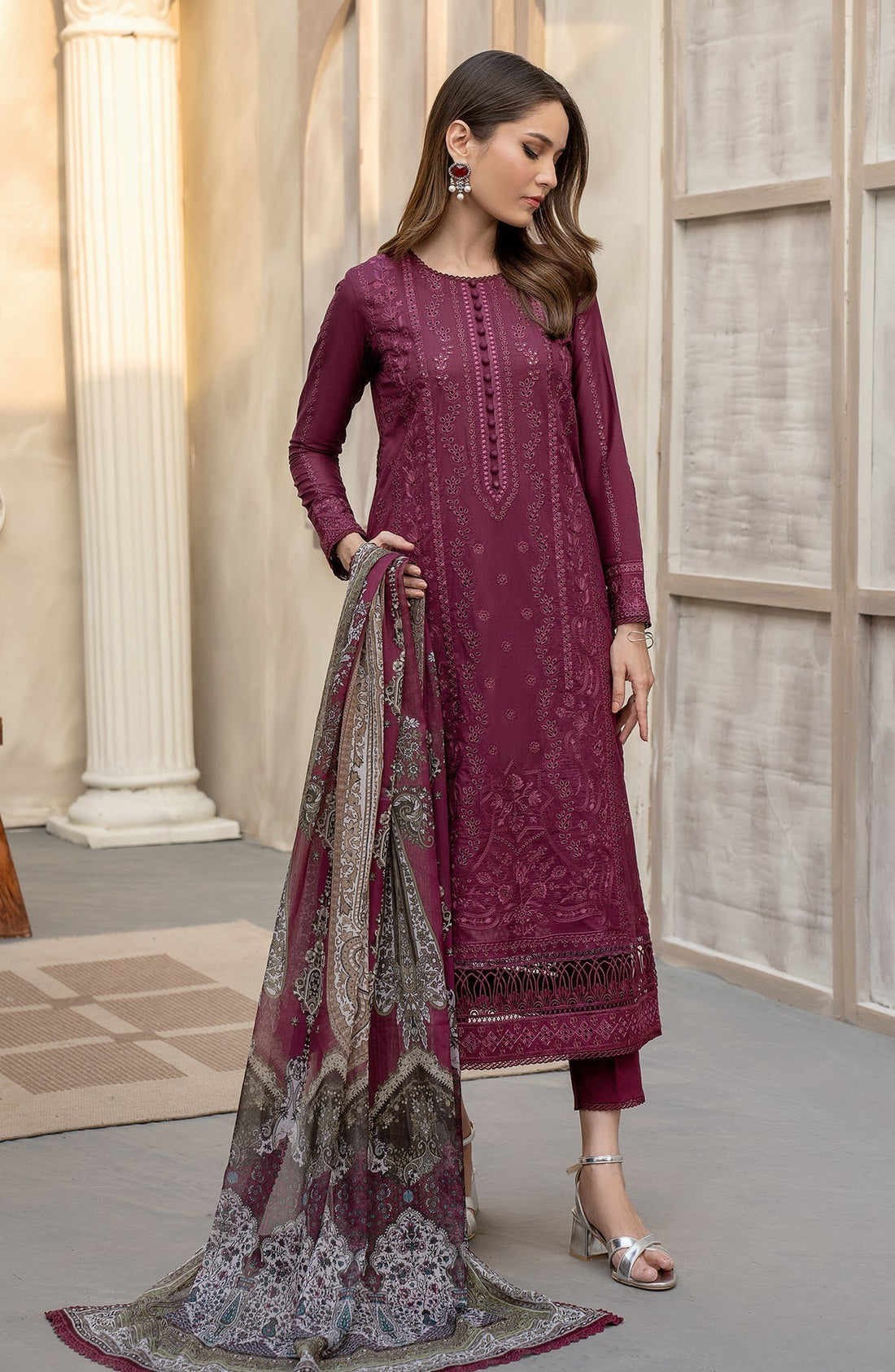 Zarif | Festive Lawn | ZFL 01 RAHAA - House Of Anaya