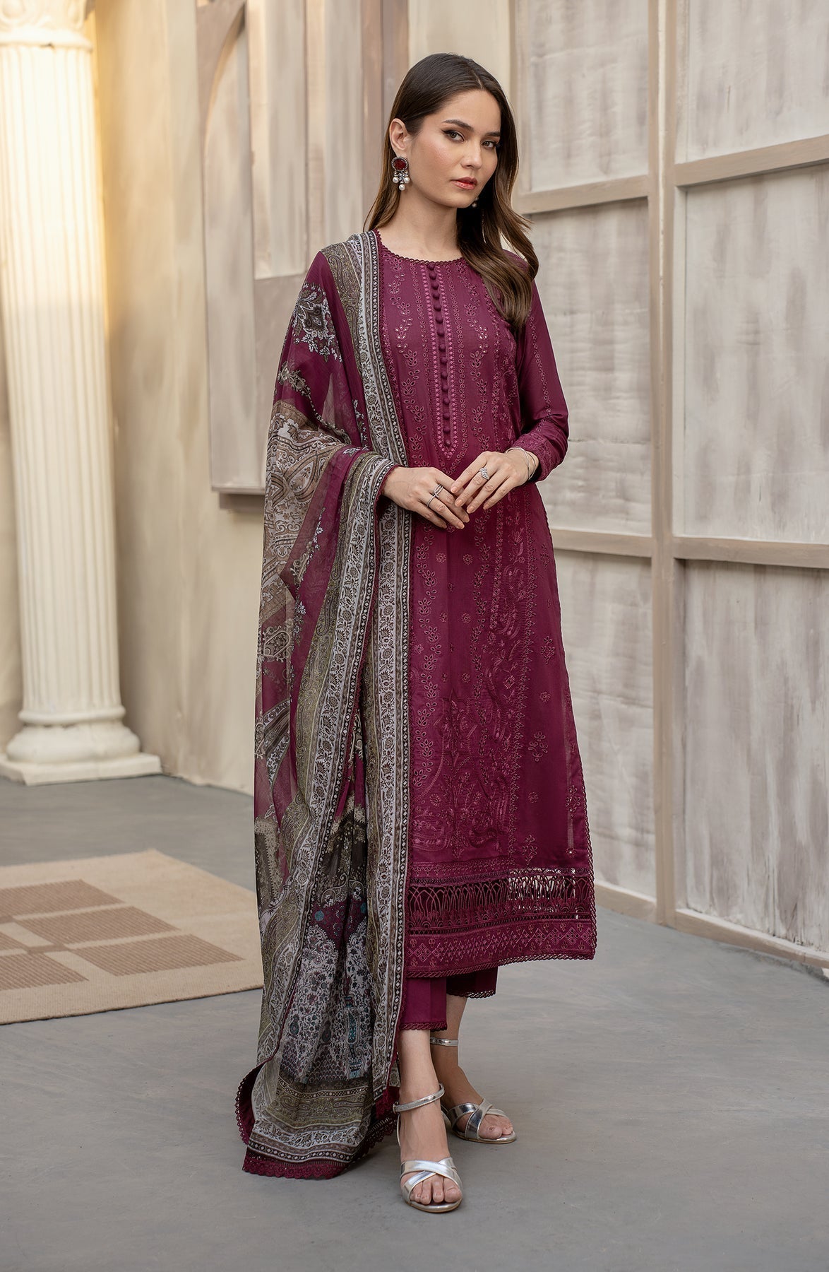 Zarif | Festive Lawn | ZFL 01 RAHAA - House Of Anaya