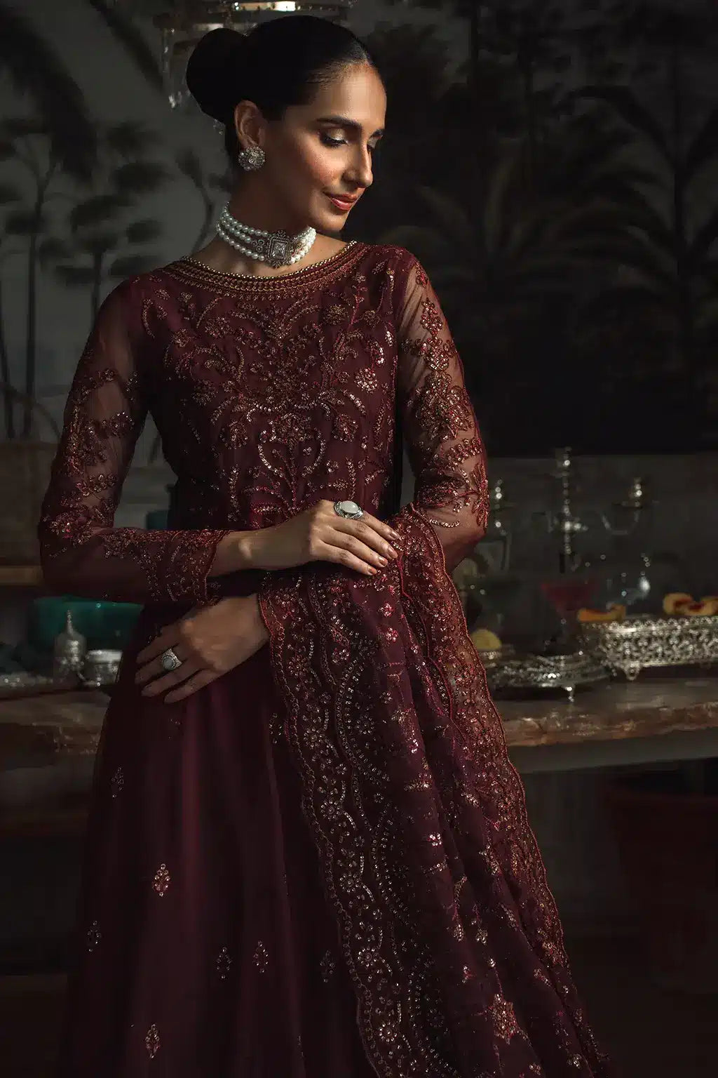 Zarif | LA ROSELLA Formals | ZLR 06 CARMINE - House Of Anaya