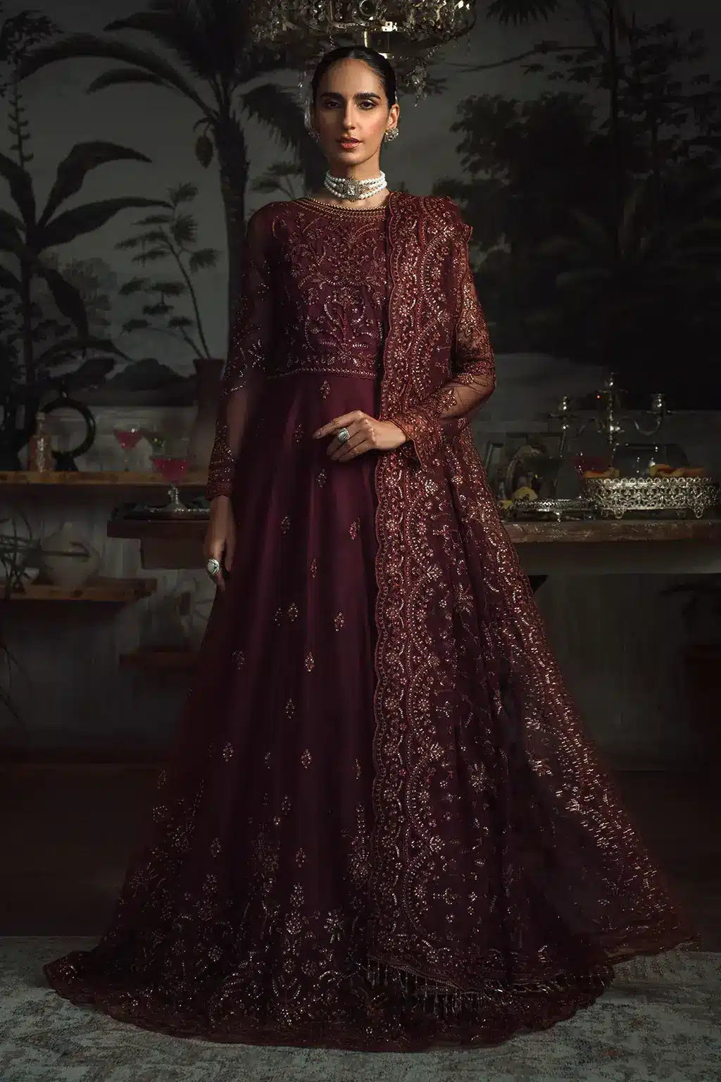 Zarif | LA ROSELLA Formals | ZLR 06 CARMINE - House Of Anaya