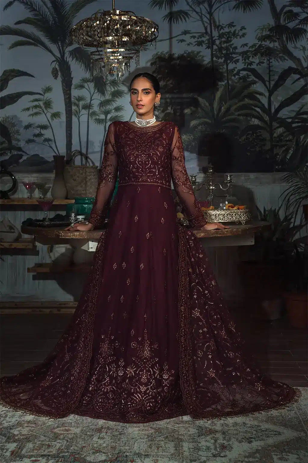 Zarif | LA ROSELLA Formals | ZLR 06 CARMINE - House Of Anaya