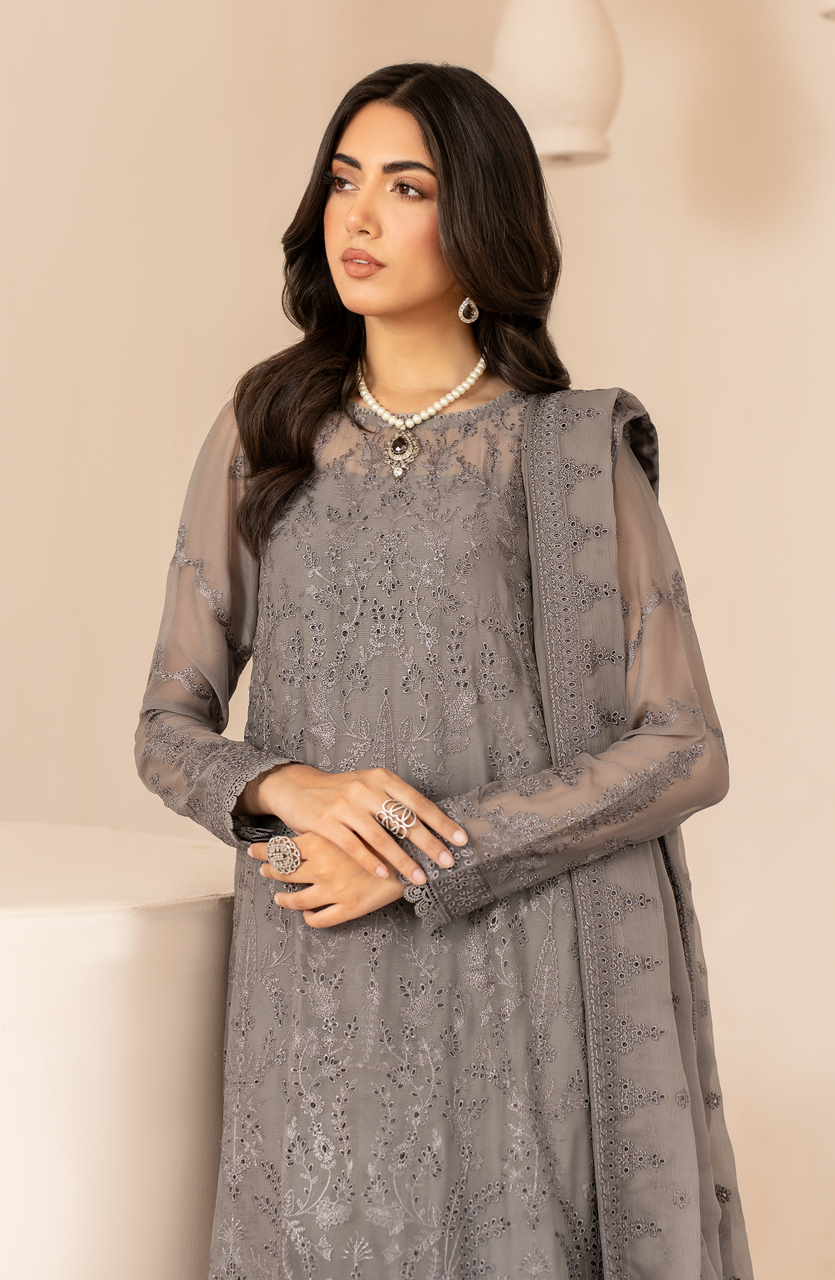 Zarif | Chiffon Edit | ZL 05 AYMAH - House Of Anaya