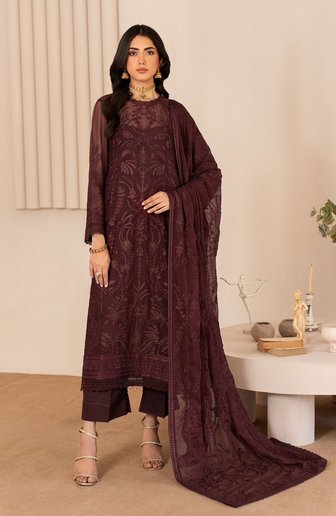 Zarif | Chiffon Edit | ZL 03 HALA - House Of Anaya