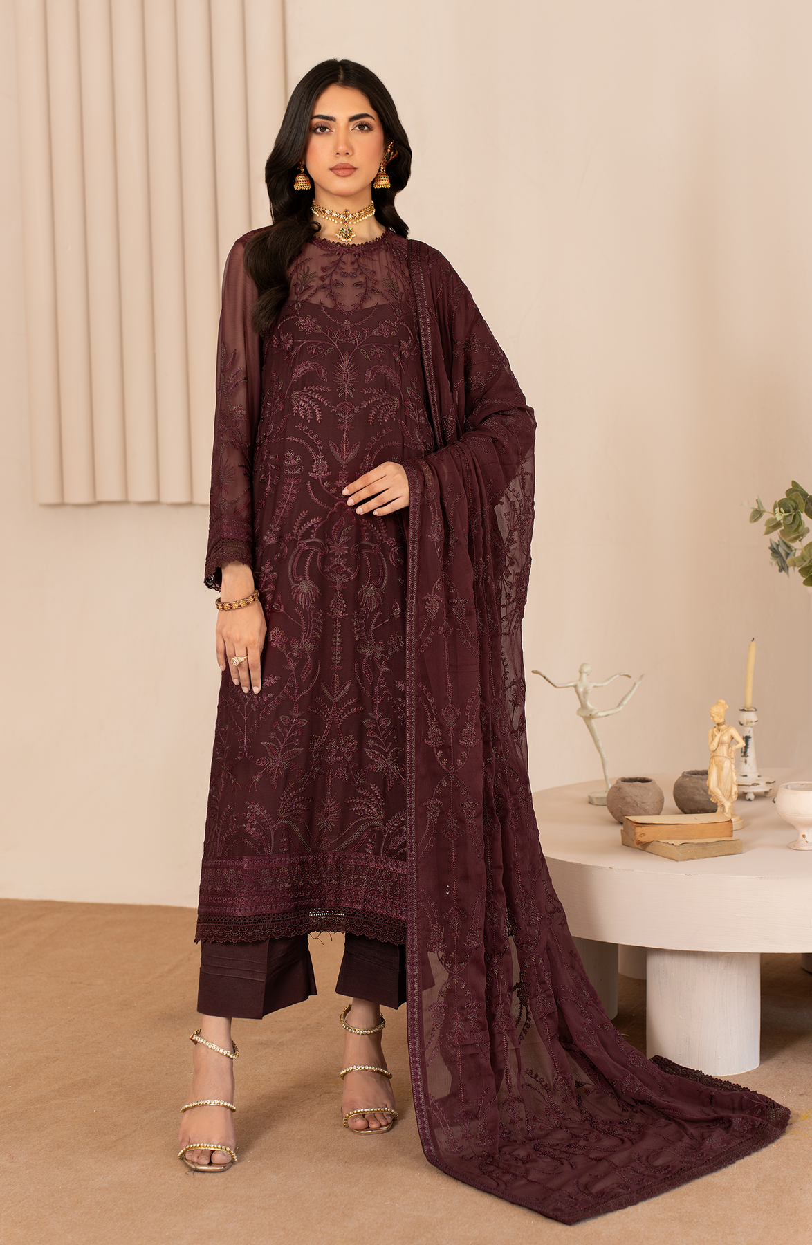 Zarif | Chiffon Edit | ZL 03 HALA - House Of Anaya