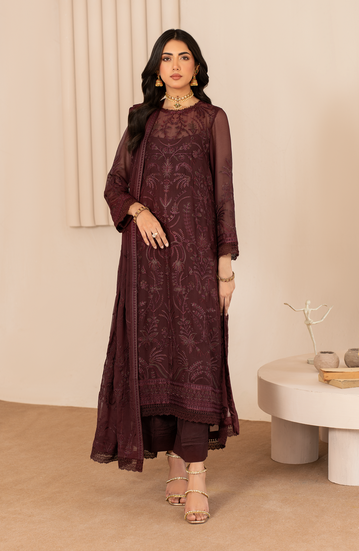 Zarif | Chiffon Edit | ZL 03 HALA - House Of Anaya