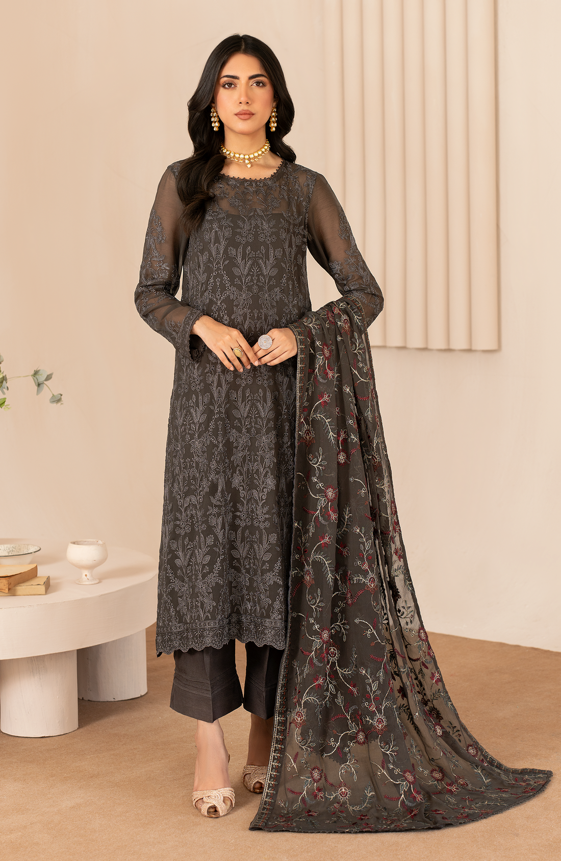 Zarif | Chiffon Edit | ZL 01 FAHIMA - House Of Anaya