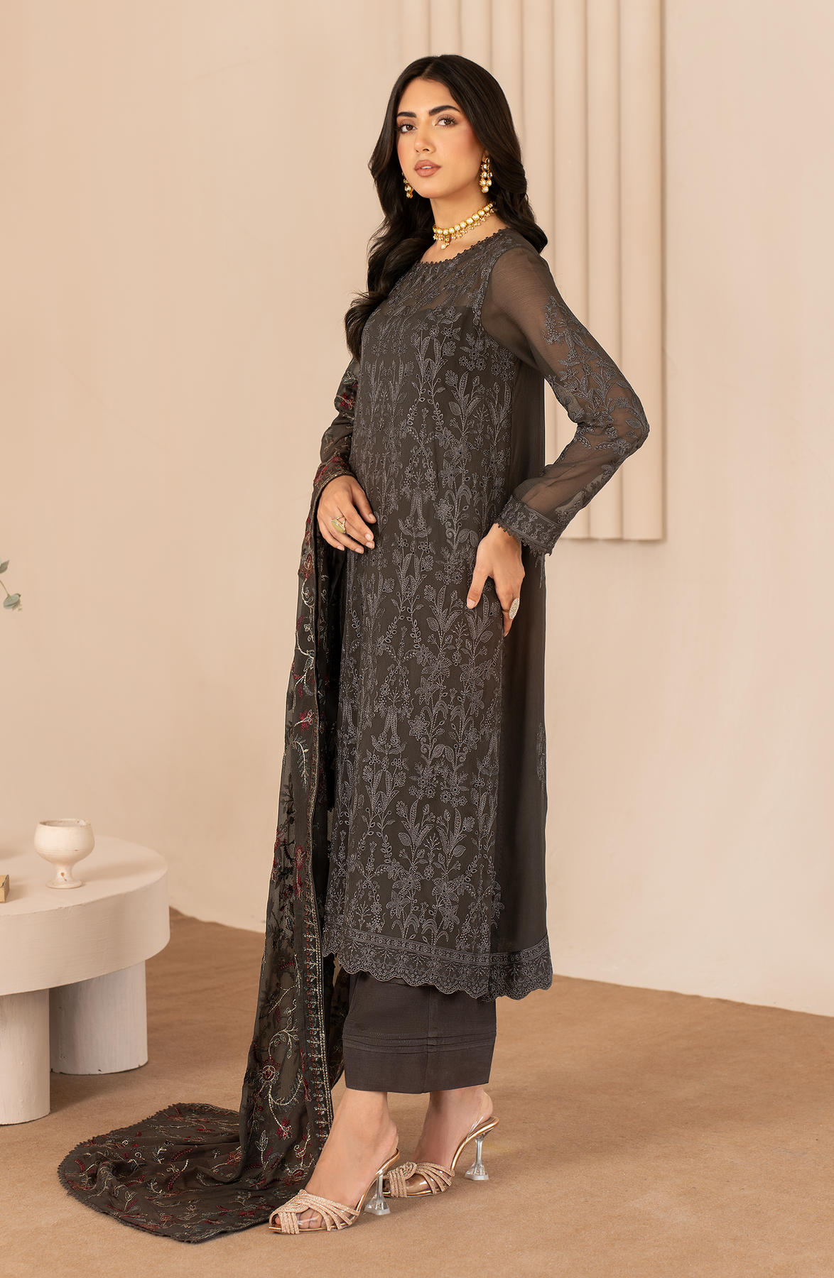 Zarif | Chiffon Edit | ZL 01 FAHIMA - House Of Anaya