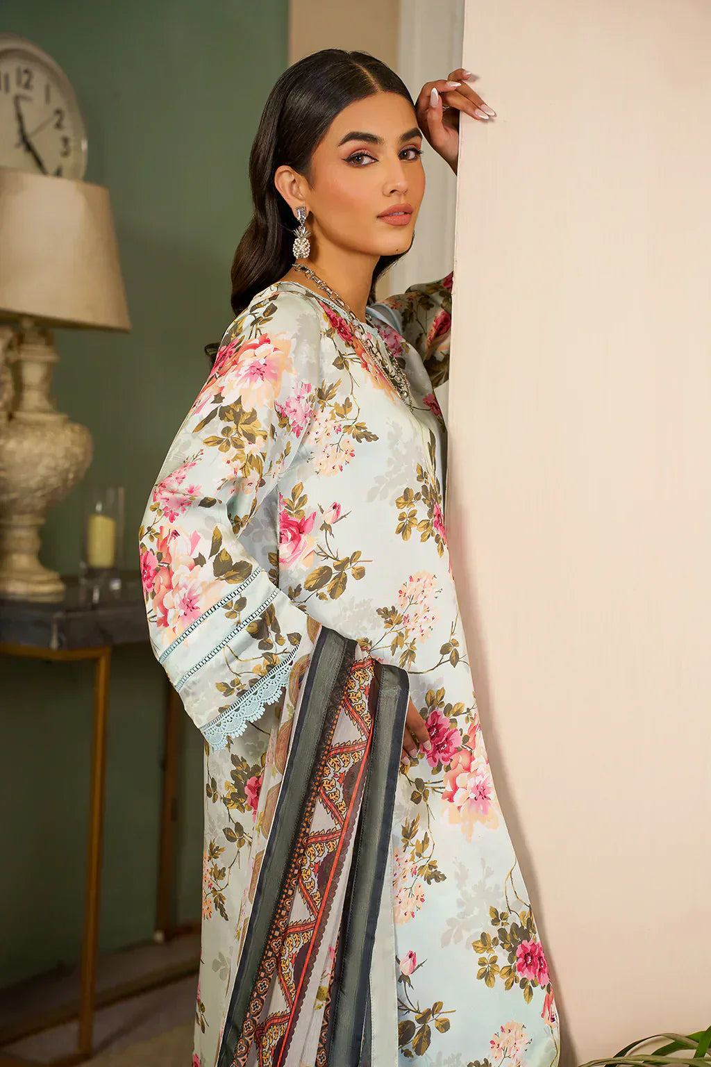Zarif | Prints 24 | ZSP 02 AQUA - House Of Anaya