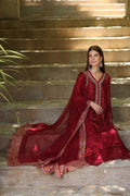 Noor by Saadia Asad | Chiffon Formals 23 | D3-Sirena - House Of Anaya