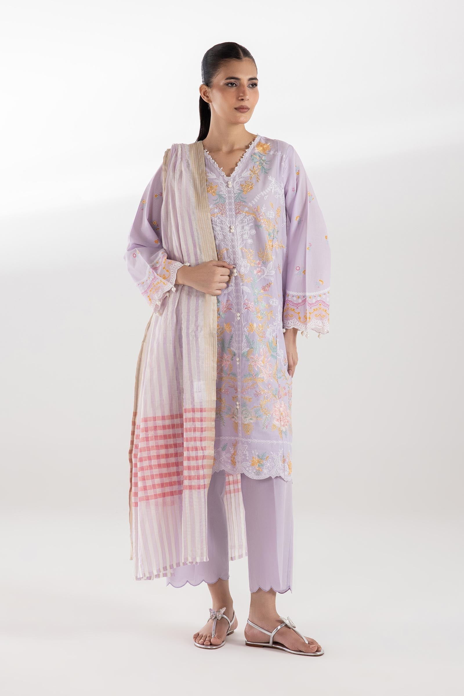 Sana Safinaz | Luxury Pret | Muzlin Lawn Suit SC26MUZ217BP3