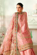 Maria B | Pre Fall Dresses | 3 Piece Embroidered Raw Silk Suit JJ