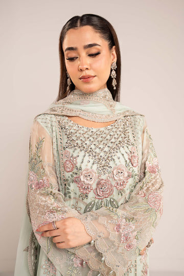 Maria B | Eid Collection 26 | 3 Piece Embroidered Chiffon Suit