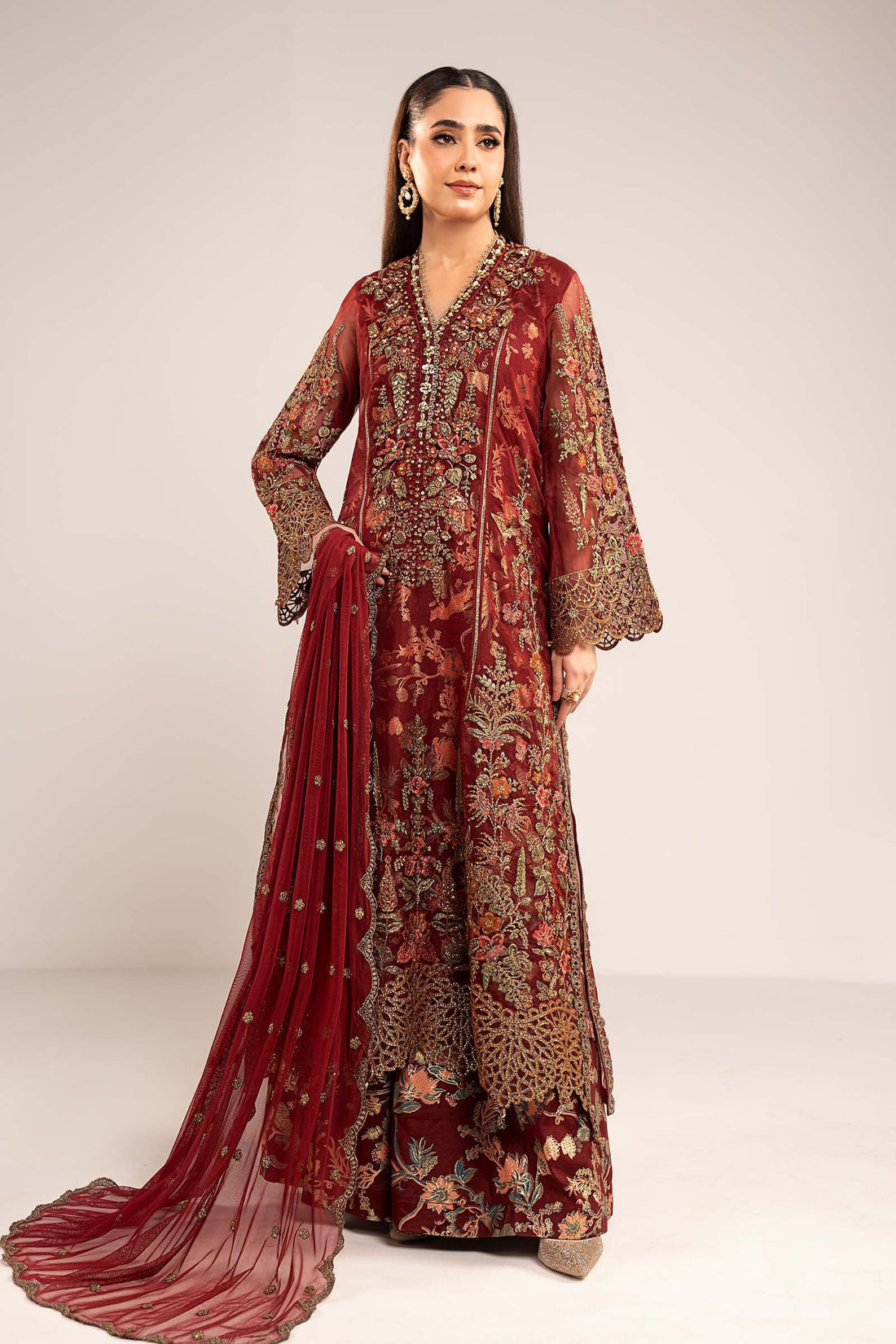 Maria B | Eid Collection 26 | 3 Piece Embroidered Organza Suit