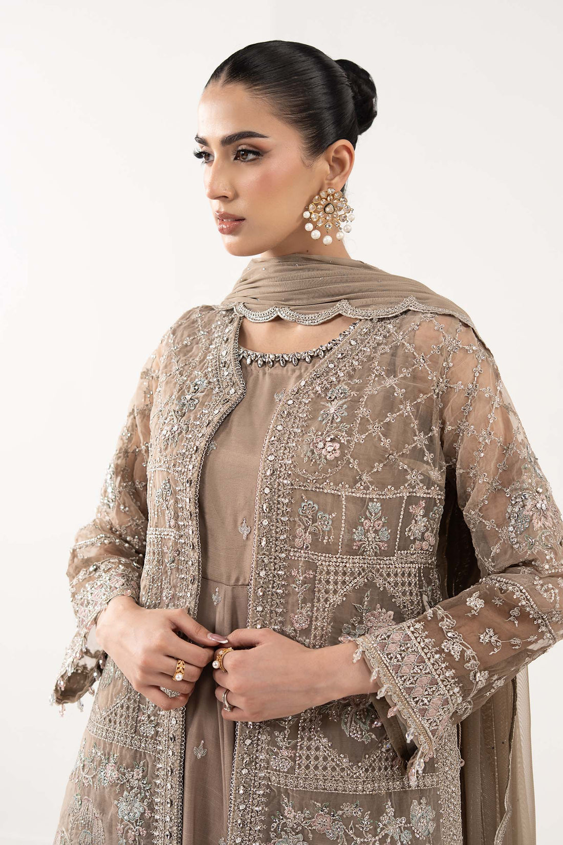 Maria B | Eid Collection 26 | 3 Piece Embroidered Organza Suit