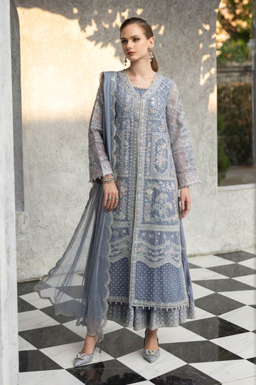 Maria B | Eid Collection 26 | 3 Piece Embroidered Organza Suit