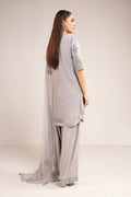 Maria B | Modern Archives | 3 Piece Embroidered Chiffon Suit