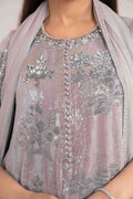 Maria B | Modern Archives | 3 Piece Embroidered Chiffon Suit