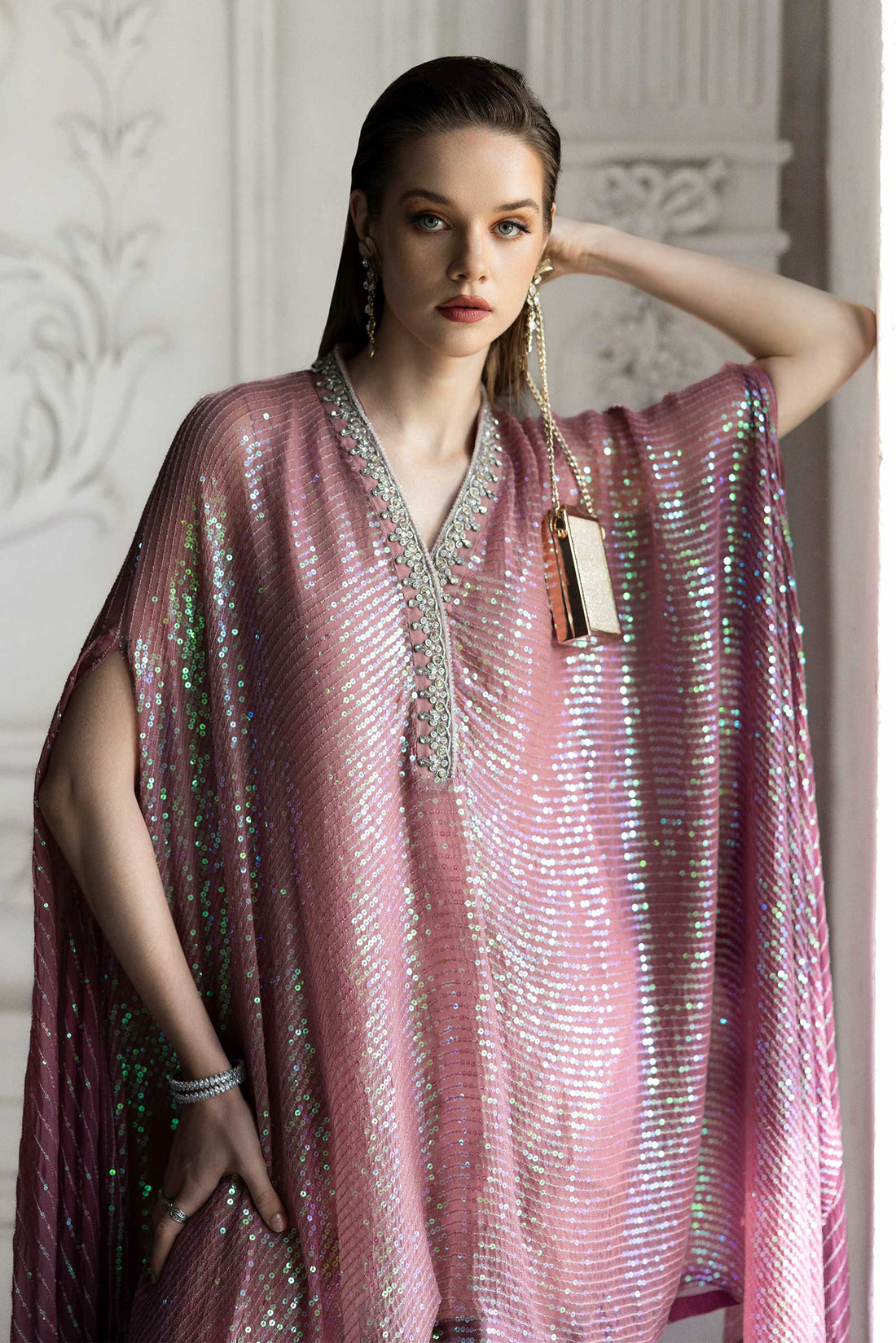 Maria B | Eid Collection Formals 26 | 3 Piece Embroidered Chiffon Suit