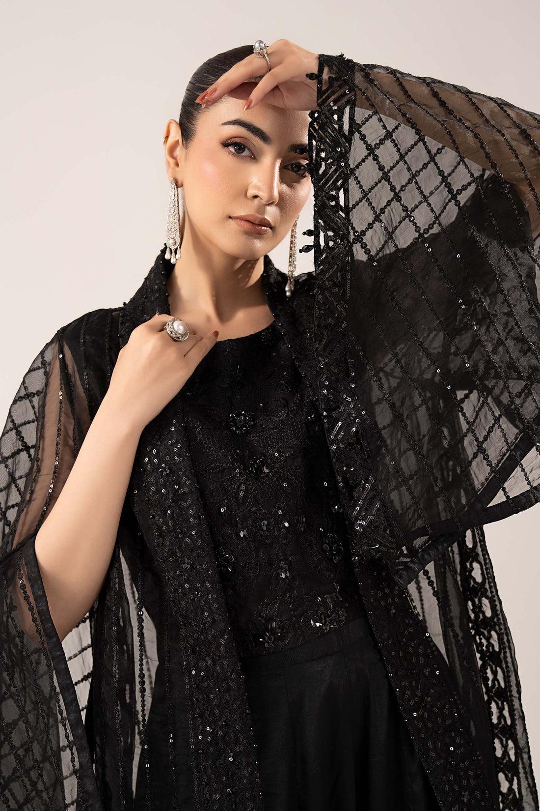 Maria B | Eid Collection 26 | 3 Piece Embroidered Organza Suit