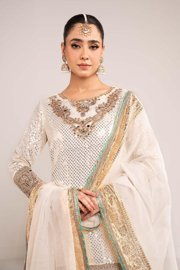 Maria B | Eid Collection 26 | 3 Piece Embroidered Chiffon Suit