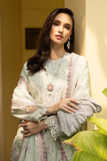 Maria B | Eid Collection 26 | 3 Piece Embroidered Raw Silk Suit