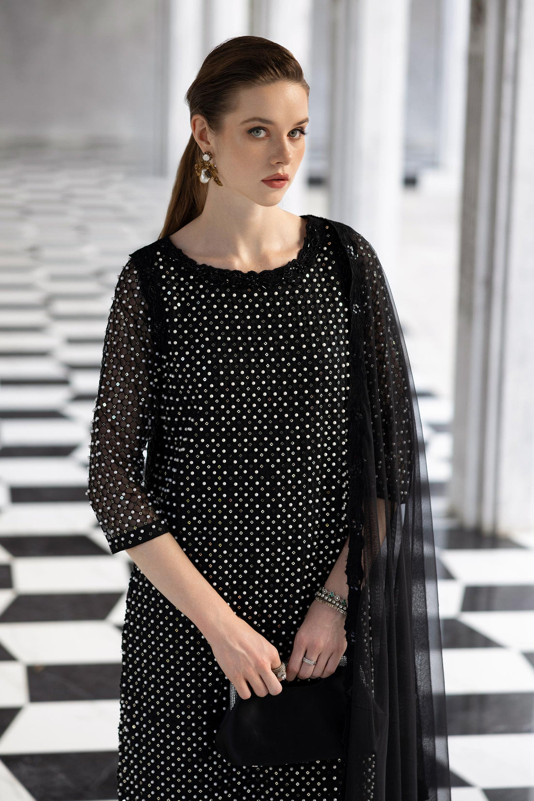 Maria B | Eid Collection 26 | 3 Piece Embroidered Organza Suit