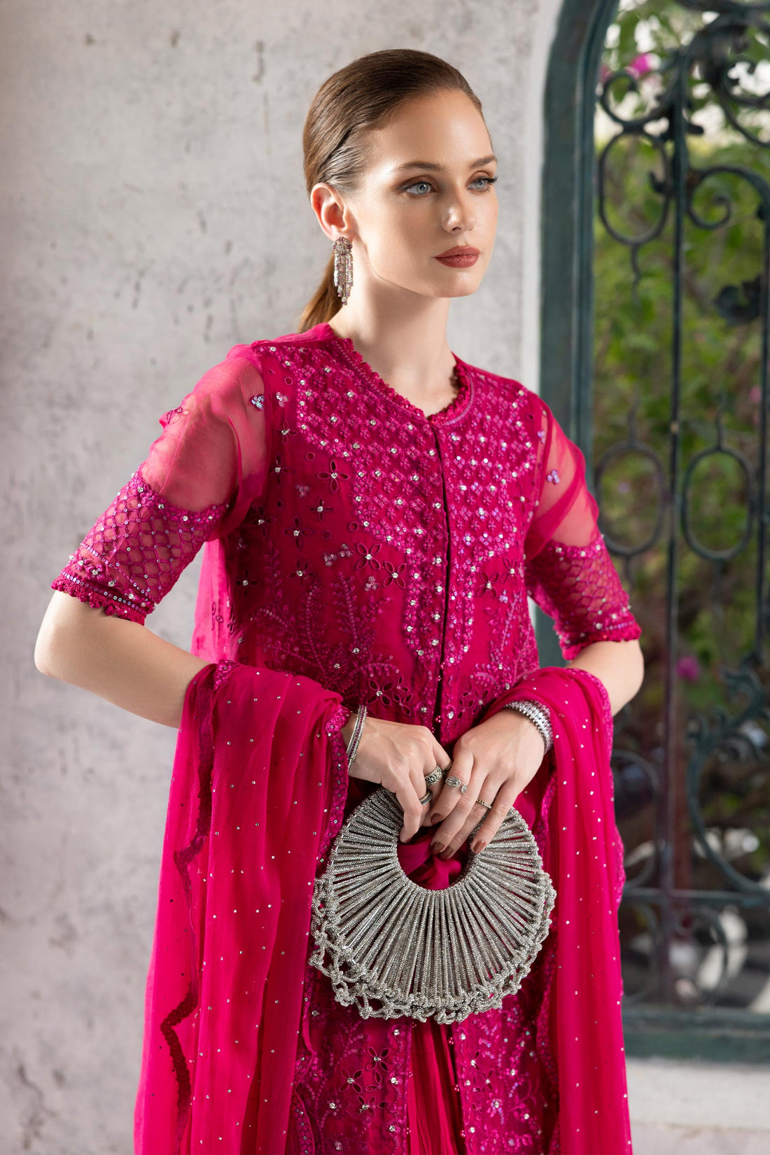 Maria B | Eid Collection 26 | 3 Piece Embroidered Organza Suit