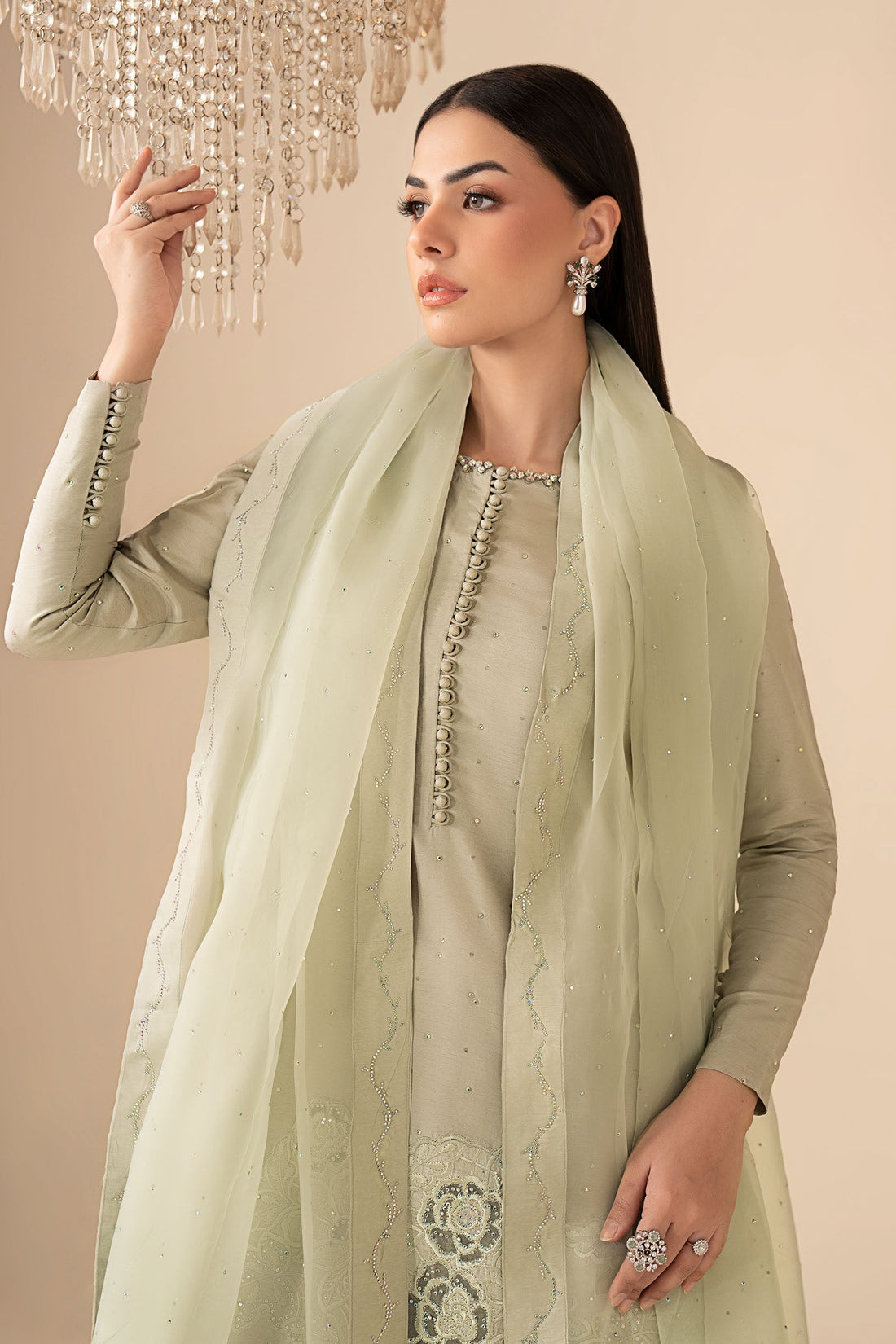 Maria B | Eid Collection 26 | 3 Piece Embellished Raw Silk Suit