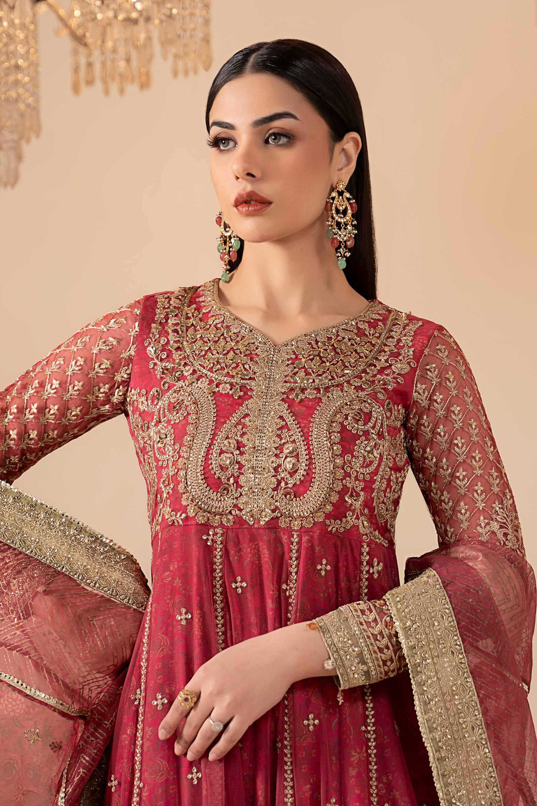 Maria B | Eid Collection 26 | 3 Piece Embroidered Net Suit