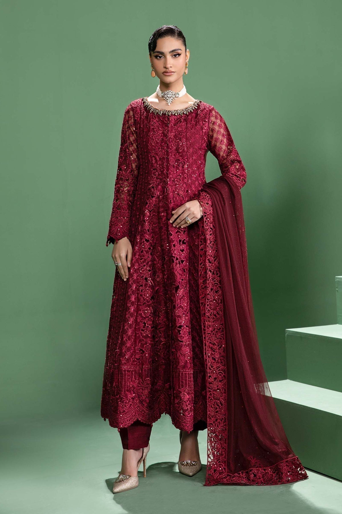 Maria b | Formal Wears | SF-W24-46 - House Of Anaya