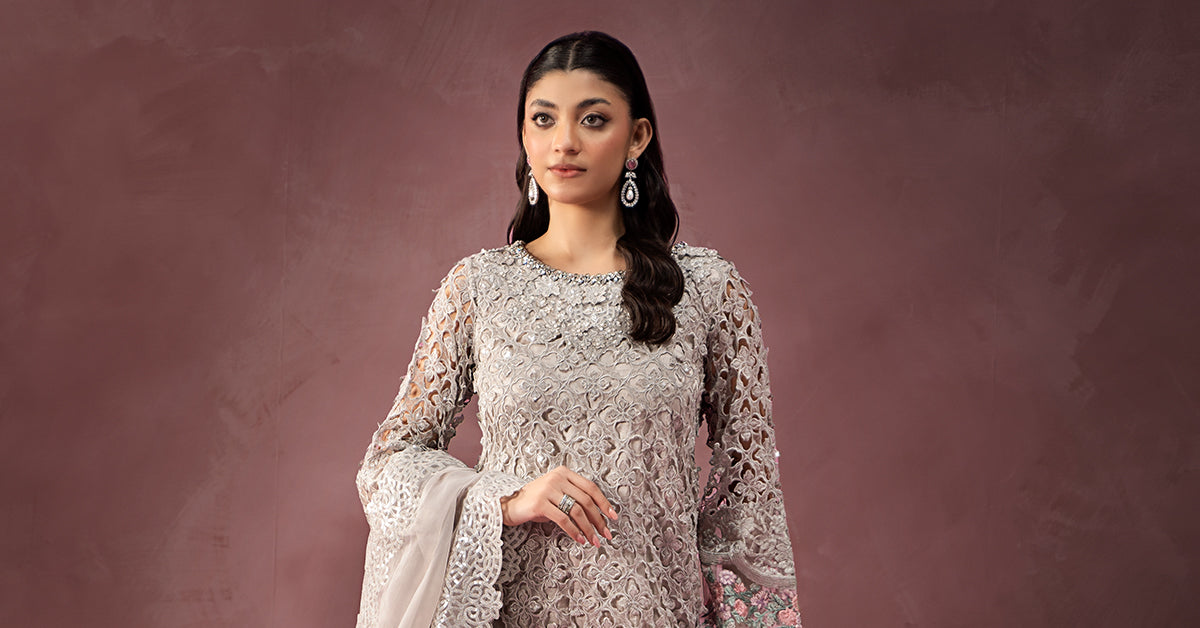 Maria B | Formal Wears | Organza Suit | SF-W24-69
