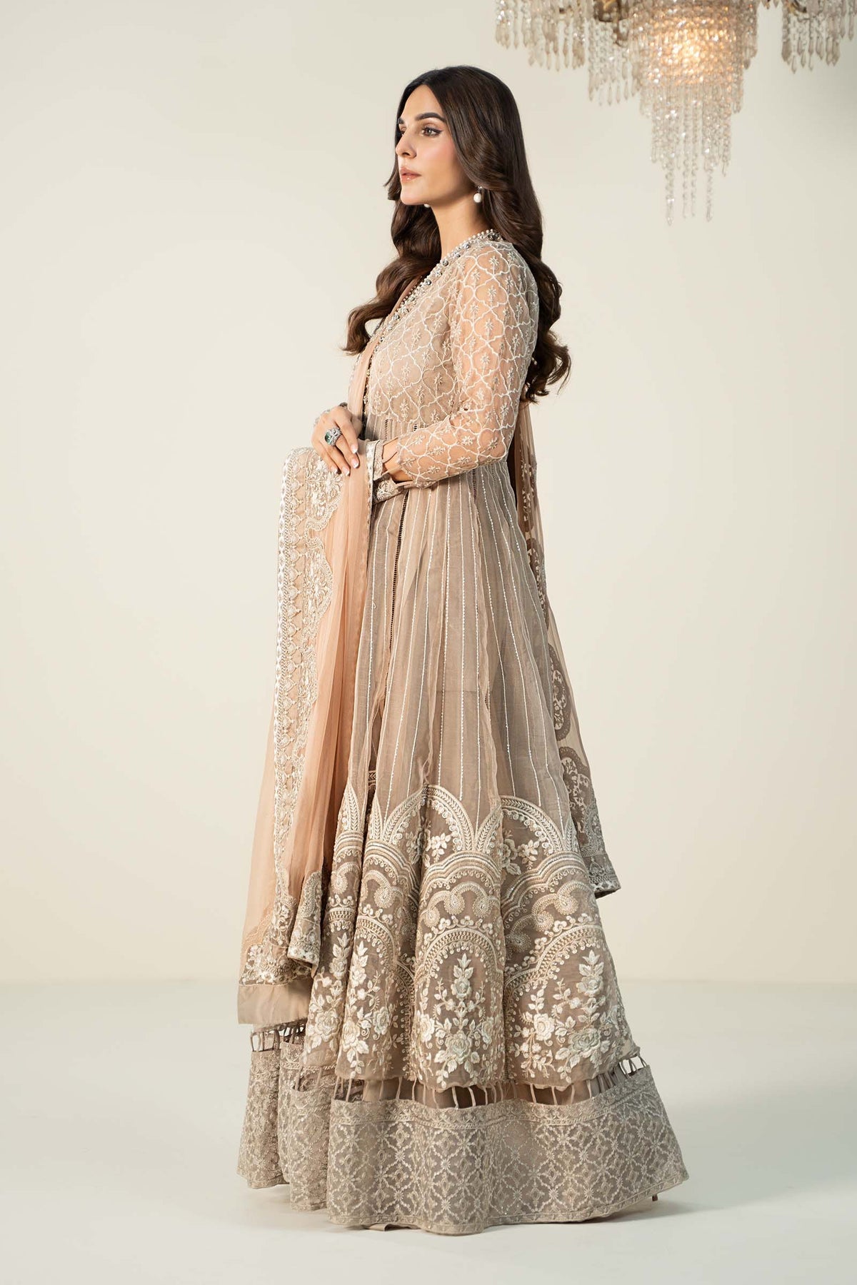 Maria B | Formal Wears | Organza Suit | SF-W24-70