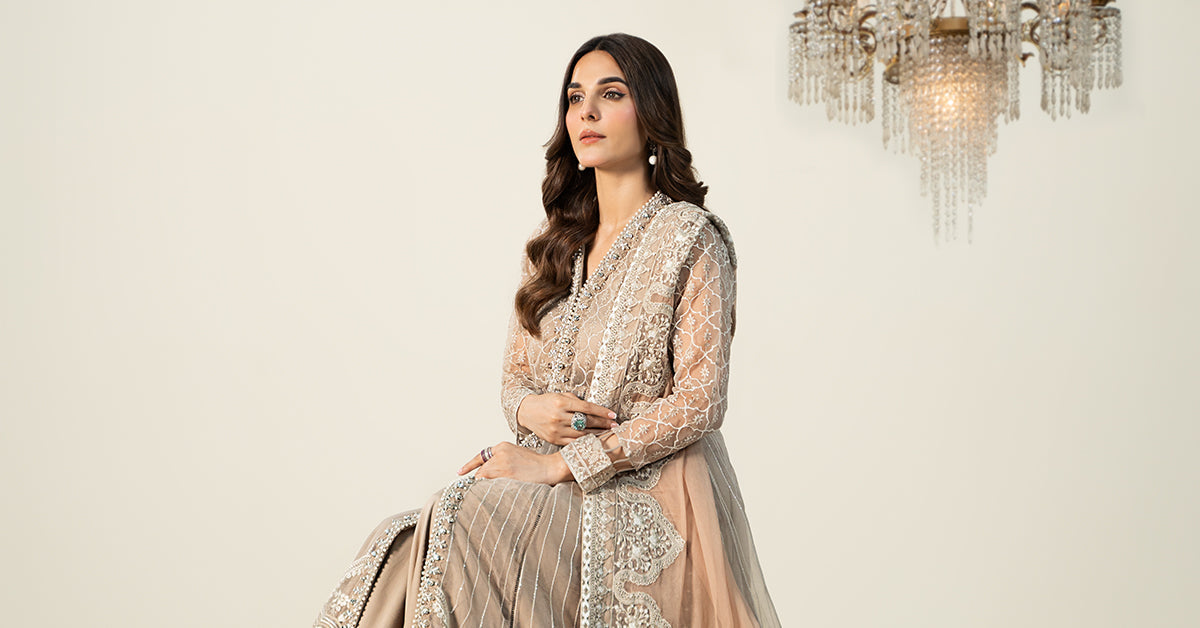 Maria B | Formal Wears | Organza Suit | SF-W24-70
