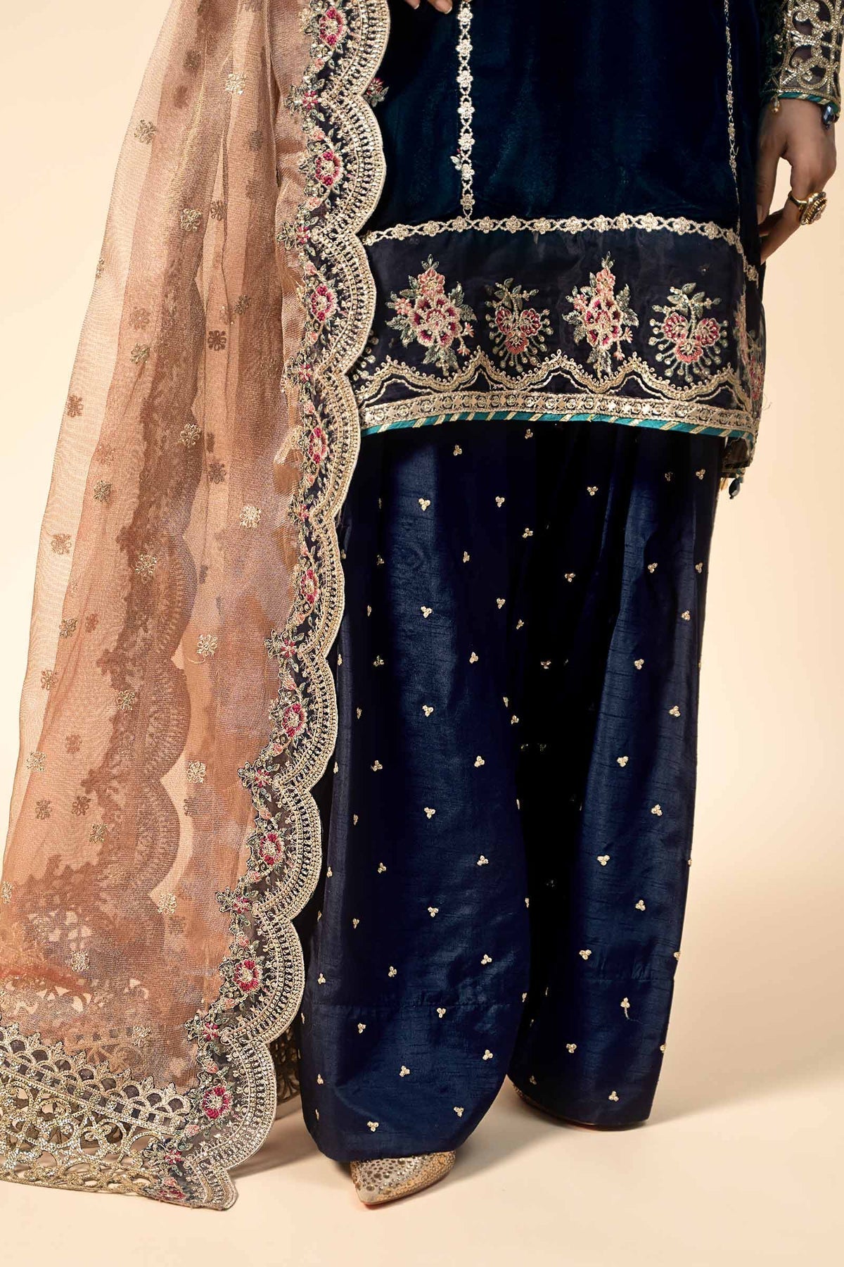 Maria B | Formal Wears | Velvet Suit | SF-W24-80