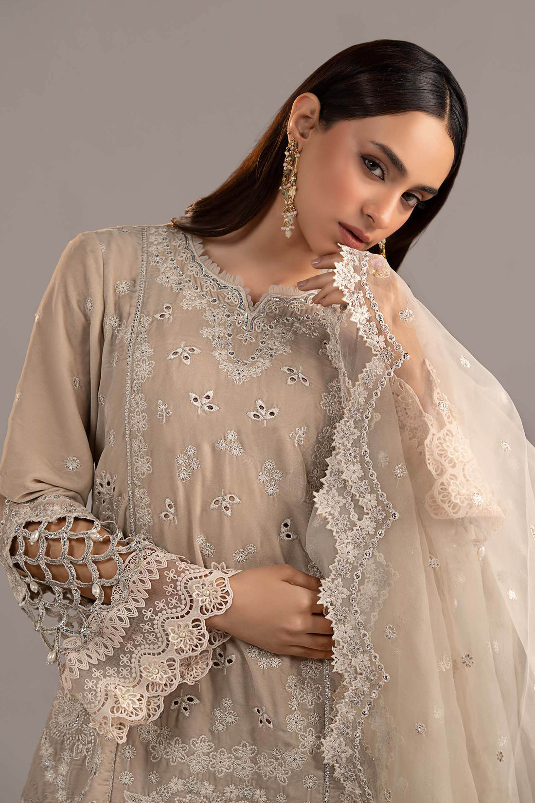 Maria B | Eid Collection 26 | 3 Piece Embroidered Velvet Suit