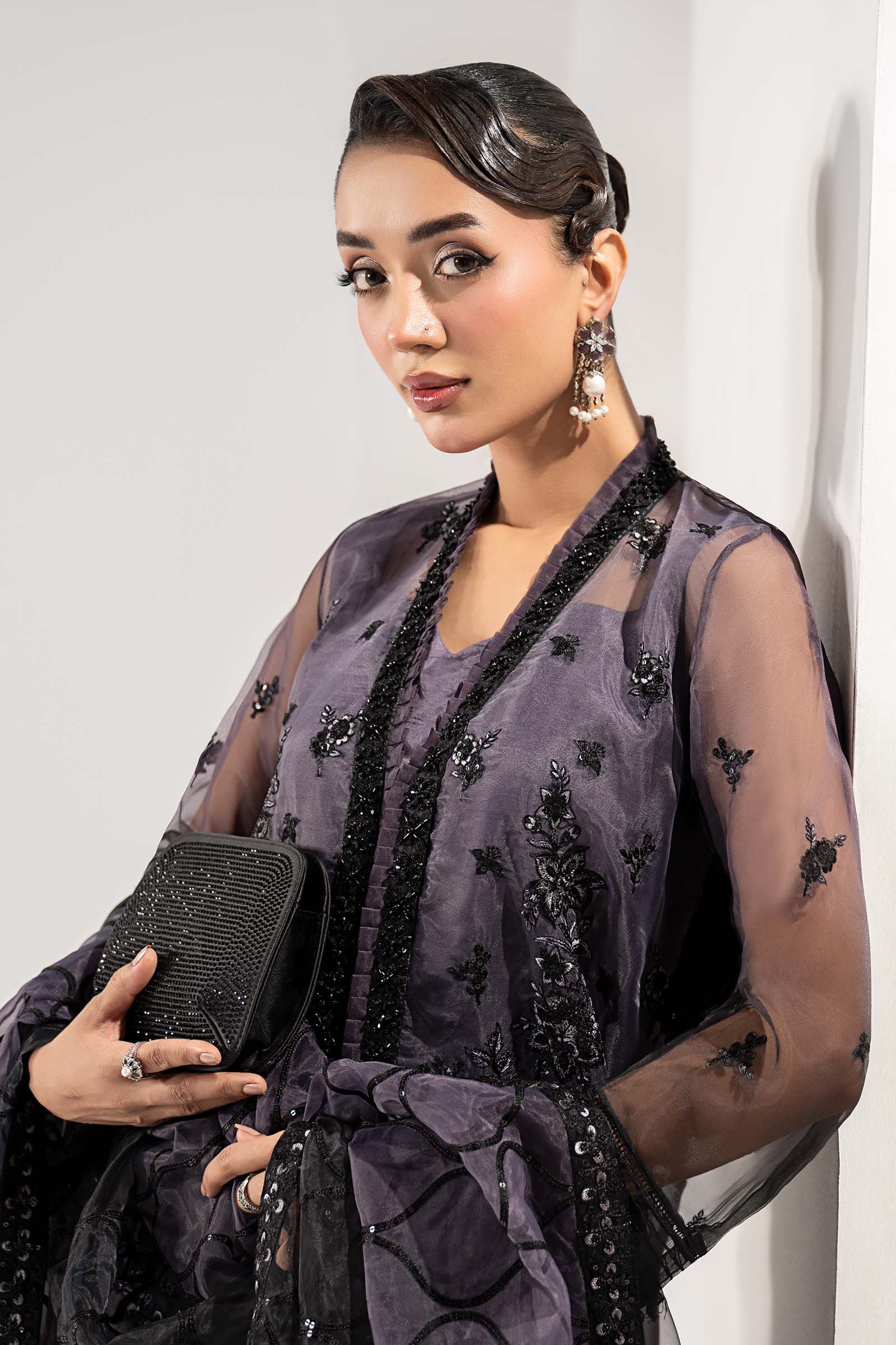 Maria B | Pre Fall 25 | Organza Suit-W25-34