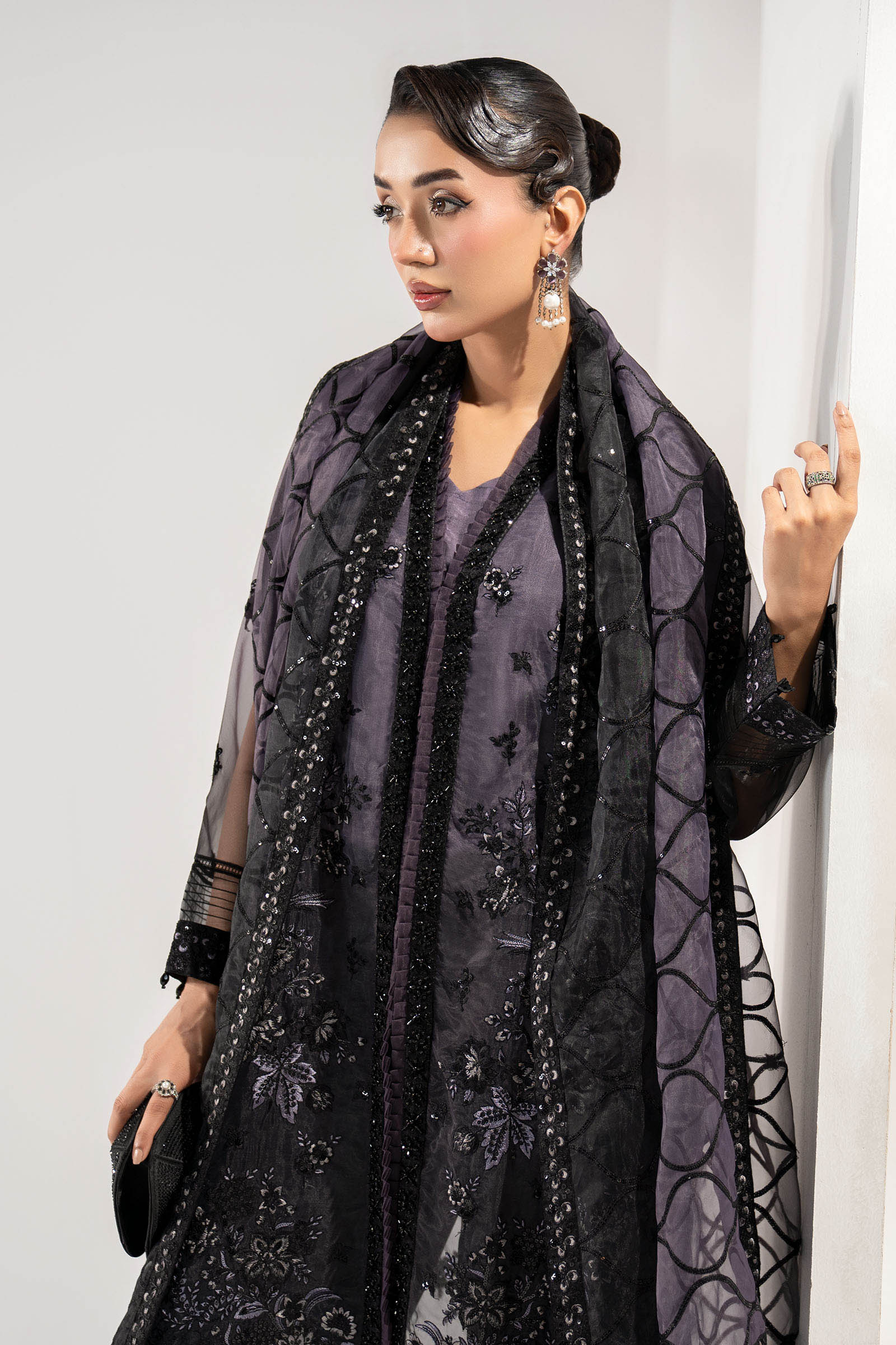 Maria B | Pre Fall 25 | Organza Suit-W25-34