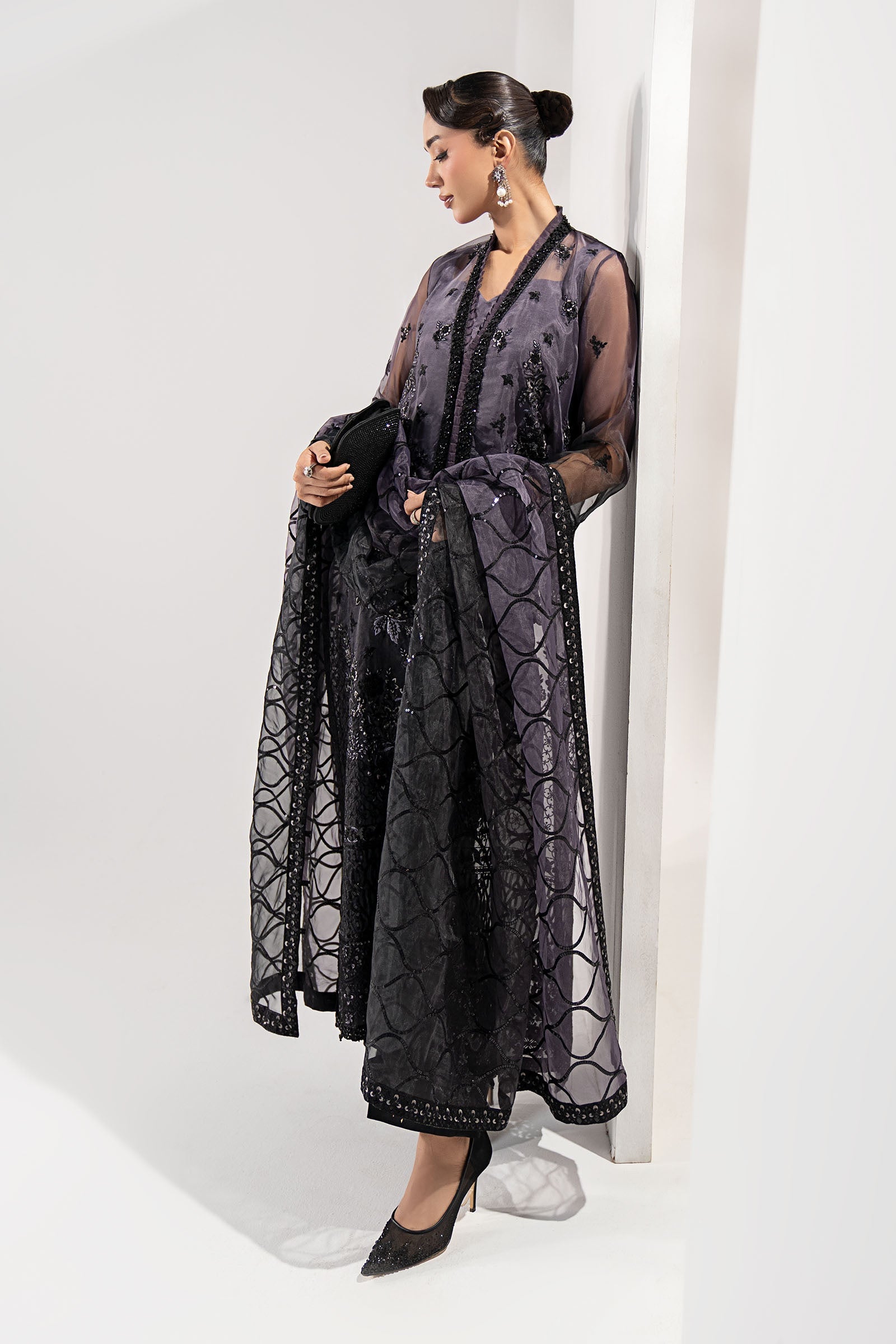 Maria B | Pre Fall 25 | Organza Suit-W25-34