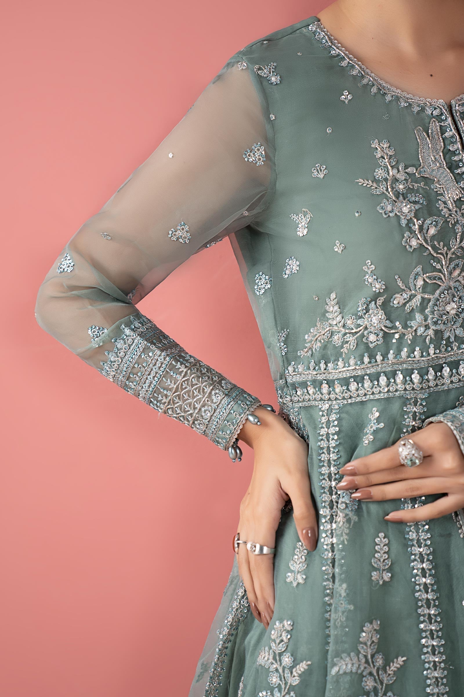 Maria B | Pre Fall 25 | SF-W25-38-Ice Blue