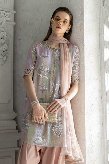 Maria B | Eid Collection 26 | 3 Piece Embroidered Chiffon Suit